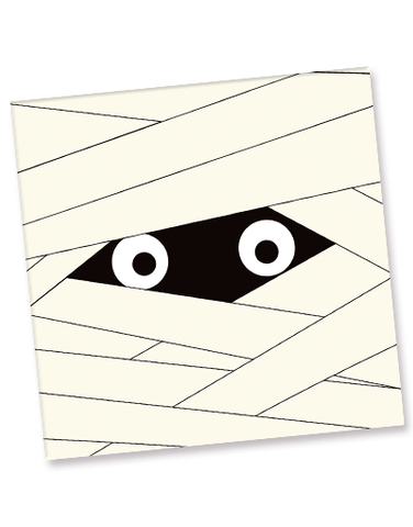 Party Time Mummy Beverage Napkins (40 Count)