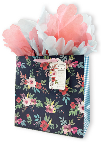 Alexandria's Wildflowers (Medium Square) Gift Bag
