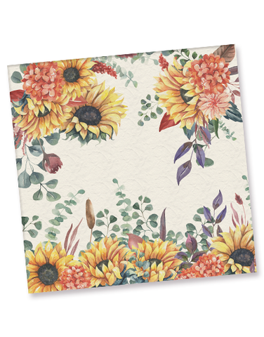 Sunflowers & Eucalyptus Luncheon Napkins (40 Count)