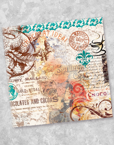 Chocolat Beverage Napkins (40 Count)