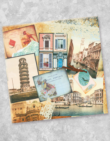 European Travels Beverage Napkins (20 Count)