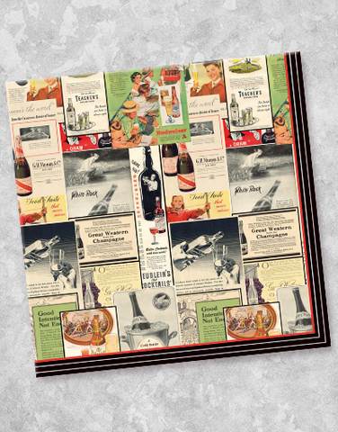 Vintage Advertising Beverage Napkins (40 Count)