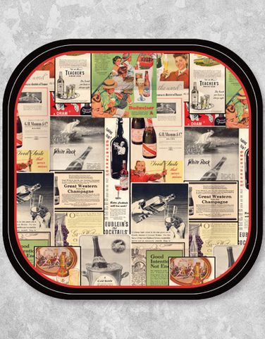 Vintage Advertising Dessert Plates