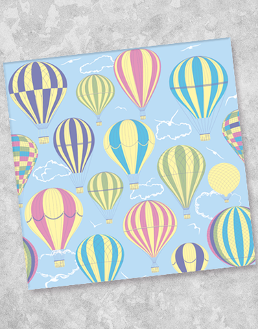 Hot Air Balloons Beverage Napkins (40 Count)