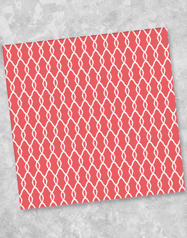 Simple Links Coral Beverage Napkins (40 Count)