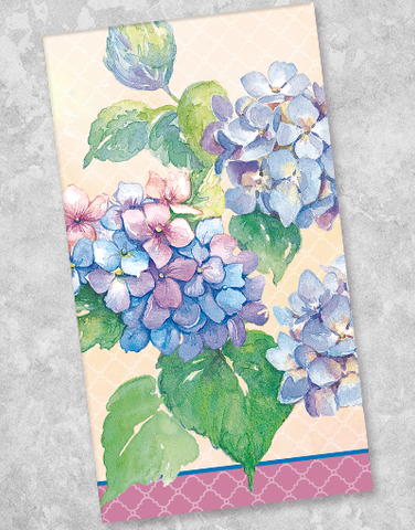 Hydrangea Guest Towel Napkins (40 Count)