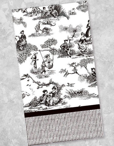 Park Toile Guest Towel Napkins (40 Count)