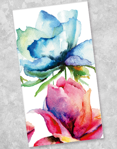 Big Blossoms Guest Towel Napkins (40 Count)