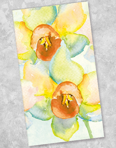 Daffodil Dream Guest Towel Napkins (40 Count)