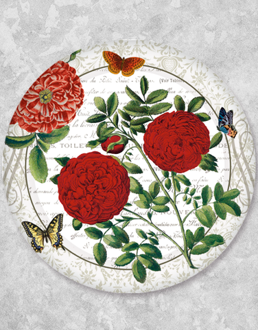 Bella Rosa Dinner Plates (18 Count)