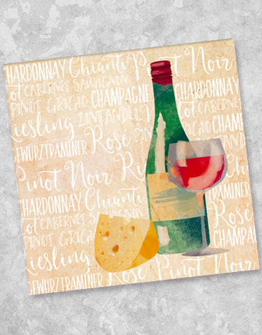 Wine of Choice Beverage Napkins (40 Count)
