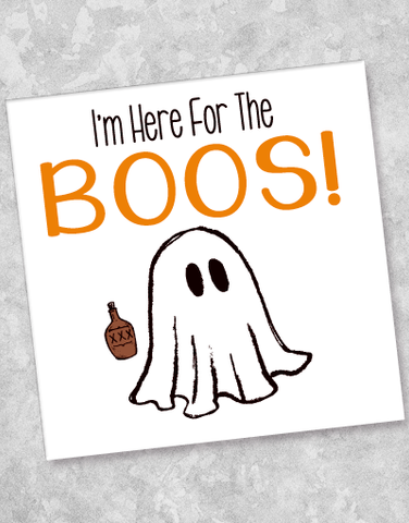 Here For The Boos Beverage Napkins (40 Count)