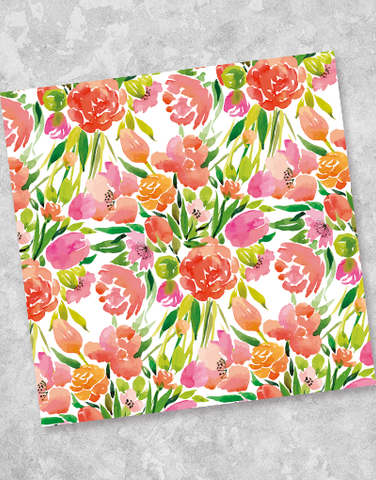 Blooming Breeze Beverage Napkins (40 Count)