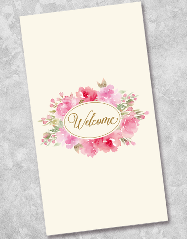 Welcome Bouquet Guest Towel Napkins (36 Count)