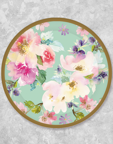 Blossom Whispers Dinner Plates (18 Count)