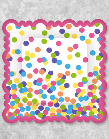Hooray Dots Dessert Plates (8 Count)