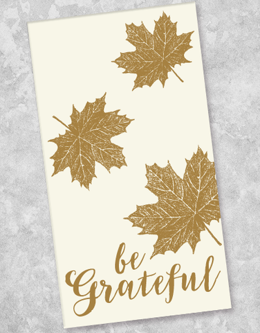 Maple Be Grateful Guest Towel Napkins (40 Count)