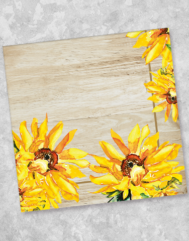 Rustic Farm Flowers Beverage Napkins (40 Count)