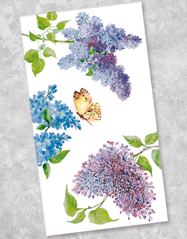Luscious Lilacs Guest Towel Napkins (40 Count)