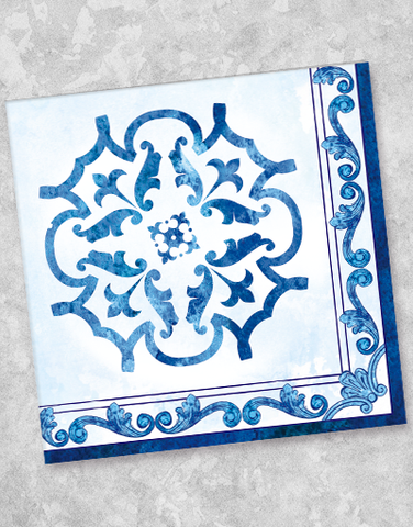 Blue Capri Luncheon Napkins (36 Count)