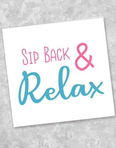 Sip & Relax Beverage Napkins (36 Count)