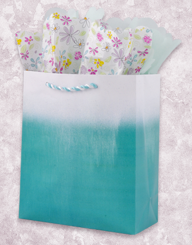 Color Mist Teal Gift Bags