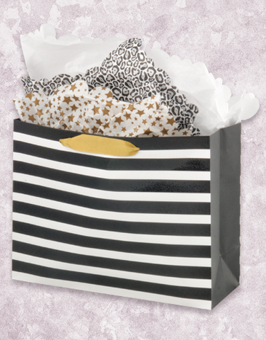 Black Stripes (Market) Gift Bags