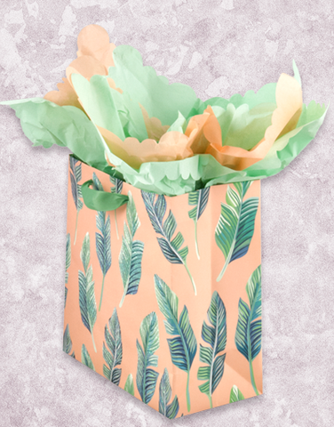 Peachy Breeze (Medium Square) Gift Bags