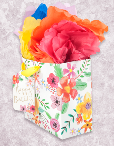 Fabulous Flowers (Medium Square) Gift Bags