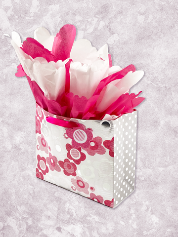 Pink Daisy Dots (Studio) Gift Bags