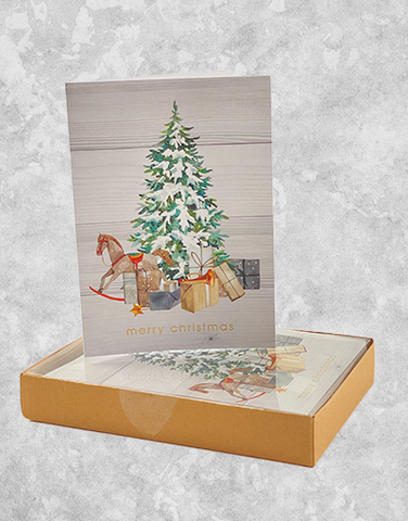 Pineville Estates Tree (15 Count Boxed Christmas Cards)