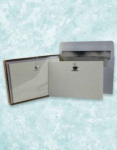 Fresh Coffee Flat Correspondence Cards