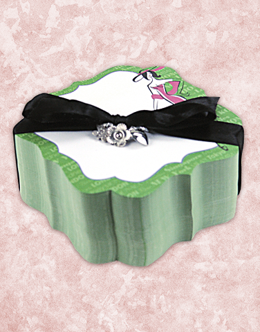 Fashion Jumbo Die-Cut Notepads