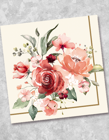 Devon's Garden Beverage Napkins (36 Count)