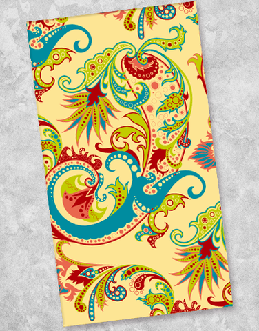 Intricate Paisley Guest Towel Napkins