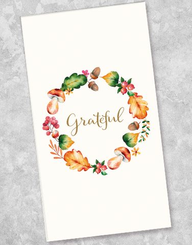 Grateful in Autumn Guest Towel Napkins (36 Count)