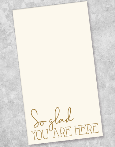 You're Here Guest Towel Napkins (36 Count)