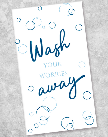 Wash Your Worries Guest Towel Napkins (36 Count)