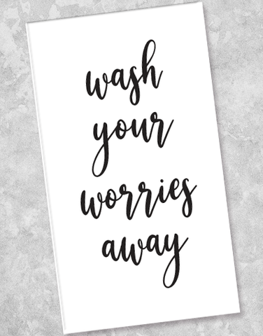 Worries Away Guest Towel Napkins (36 Count)