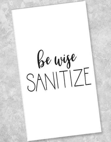 Be Wise Sanitize Guest Towel Napkins (36 Count)