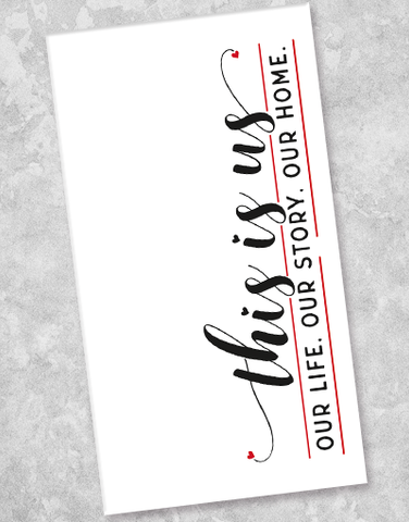 This Is Our Story Guest Towel Napkins (36 Count)
