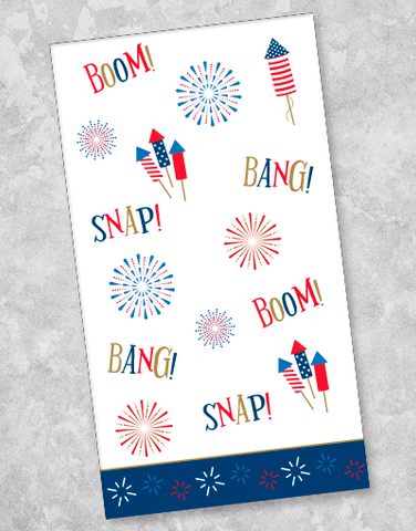 Boom Snap Bang Guest Towel Napkins (36 Count)