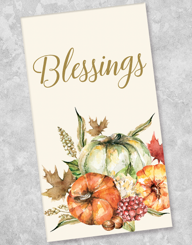 Bountiful Harvest Guest Towel Napkins (36 Count)