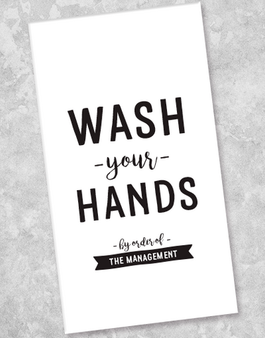 Order of Management Guest Towel Napkins (36 Count)