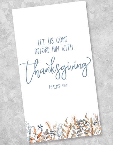 Thanksgiving Scripture Guest Towel Napkins (40 Count)