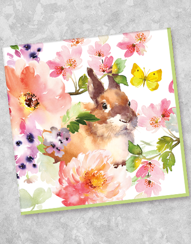 Bunny & Blossoms Luncheon Napkins (44 Count)
