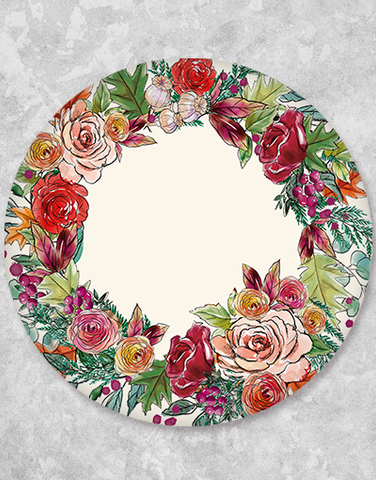 Stunning Blossoms Dessert Plates (24 Count)