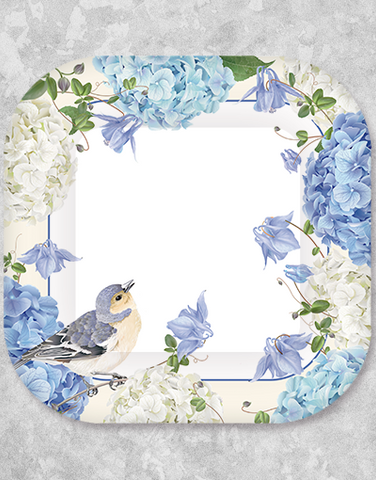 Songbird Hydrangea Dinner Plates (24 Count)