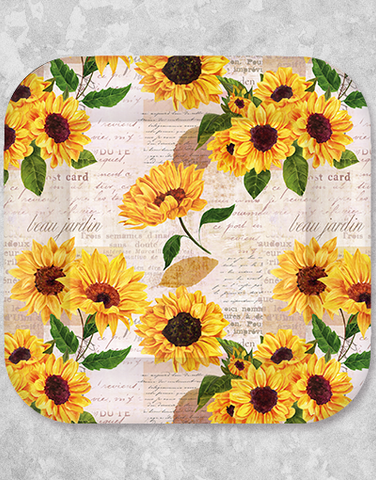 Soft Sunflowers Dessert Plates (18 Count)