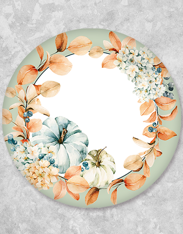 Pumpkin Blossoms Dessert Plates (18 Count)